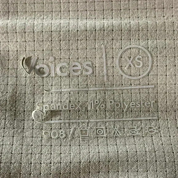 Outdoor Voices Tech Sweat Two Tone Crop 3/4 Leggings Beige Sz XS - Picture 3 of 4